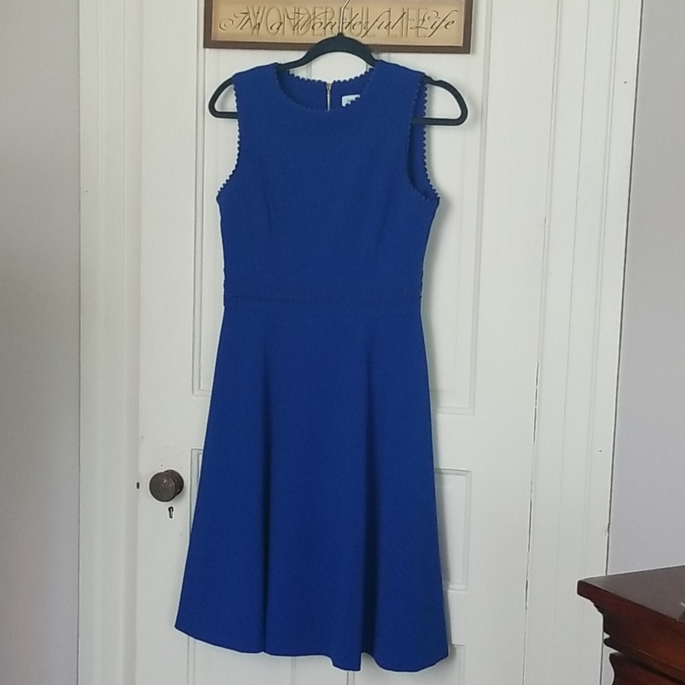 Calvin Klein Blue sleeveless dress